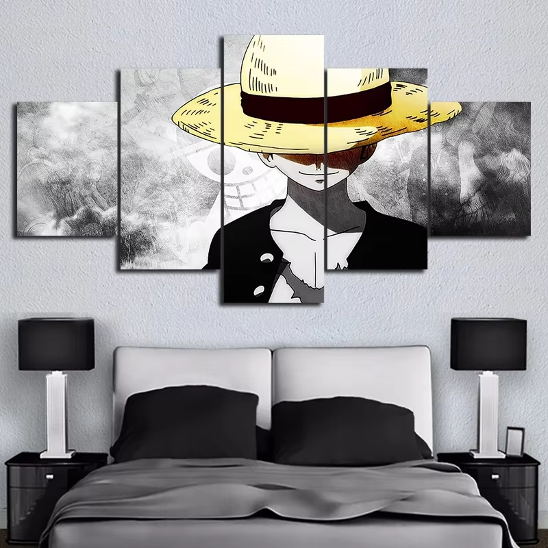 Photography Landscape - 5 Piece HD Wall Art Anime