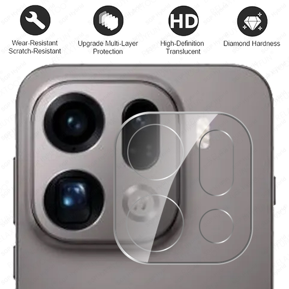 2Pcs 3D Clear Camera Glass Pro - Photography Kit Oppo Find X9 Pro 评论和价格