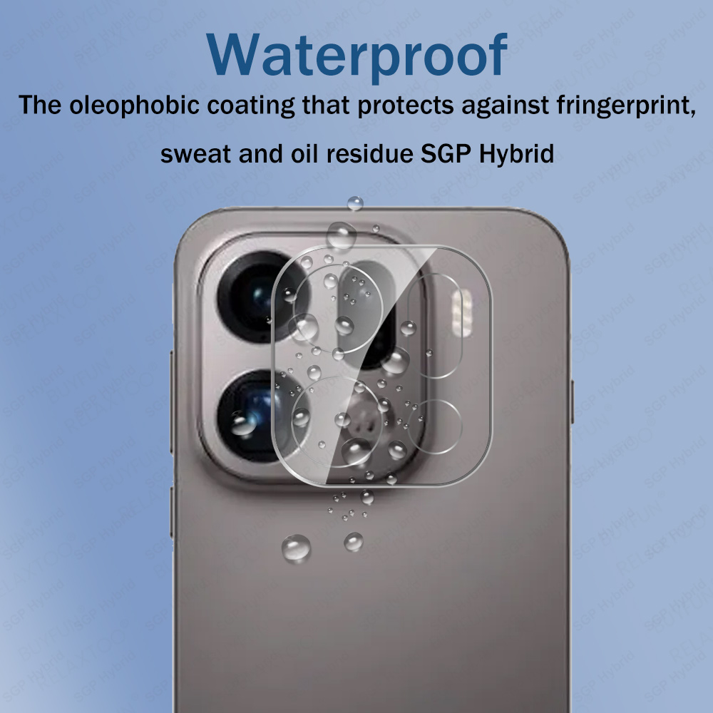 2Pcs 3D Clear Camera Glass Pro - Photography Kit Oppo Find X9 Pro 评论和价格