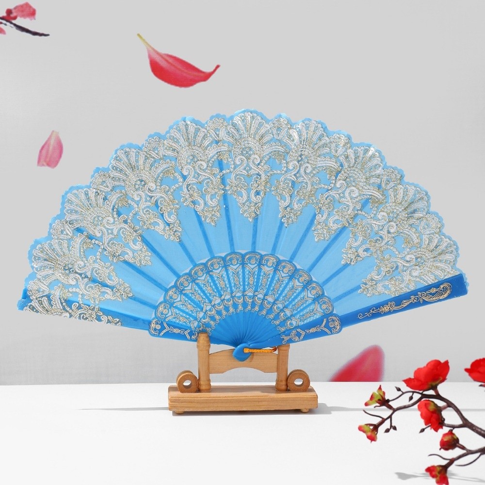 Embroidered Folding Fan Hot St - Photography Of A Man 评论和价格