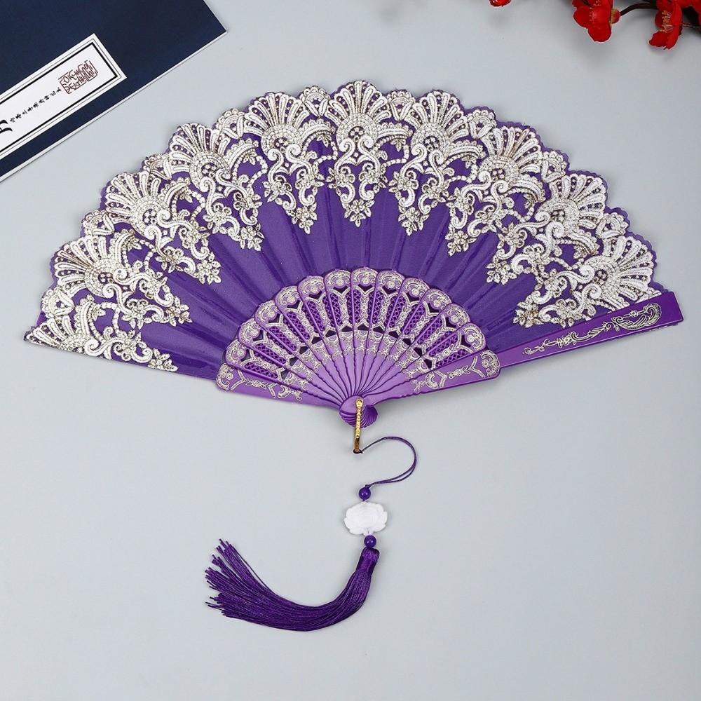 Embroidered Folding Fan Hot St - Photography Of A Man 评论和价格