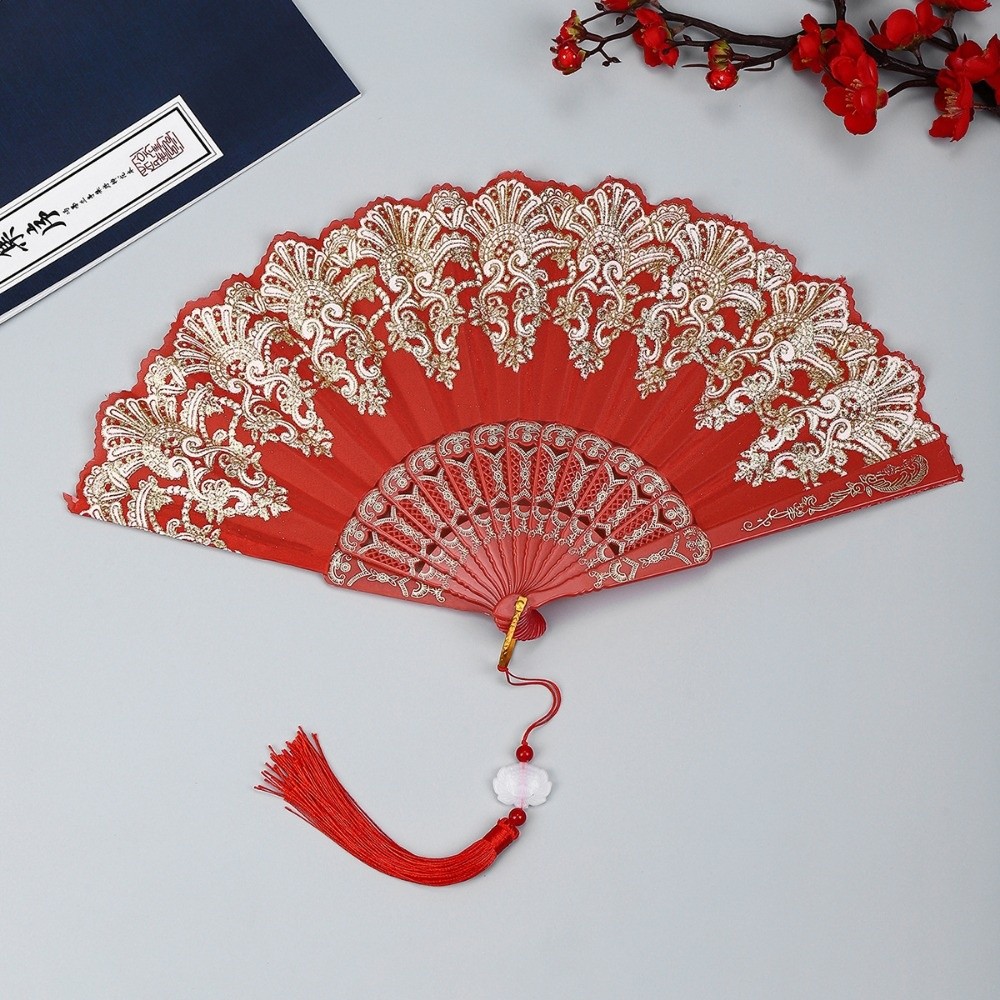 Embroidered Folding Fan Hot St - Photography Of A Man 评论和价格