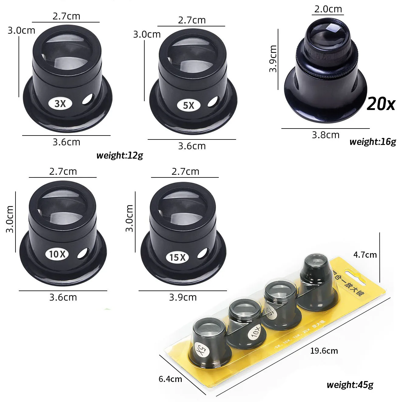 Watch Movement Repair Magnifie - Eye Piece Magnifier 评论和价格