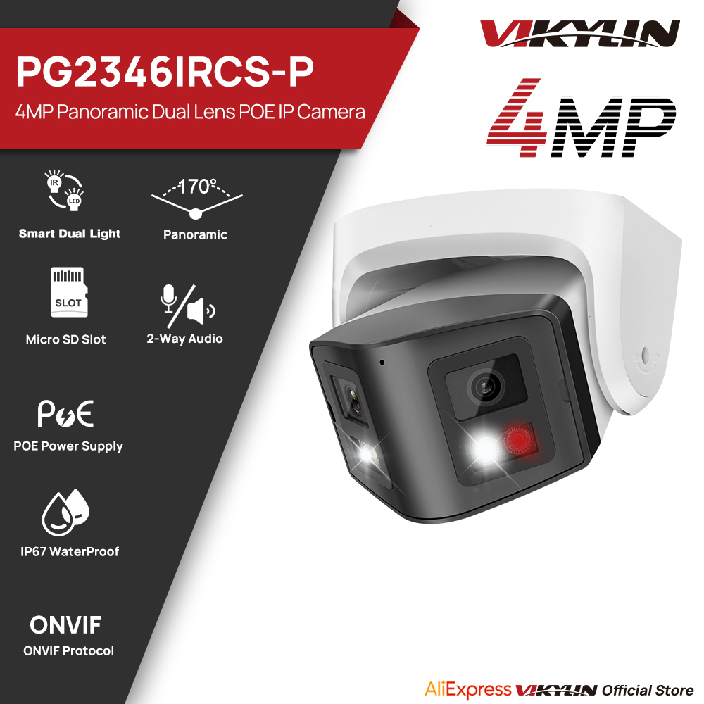 Vikylin 4MP Panoramic Smart Du - Photography Online 评论和价格