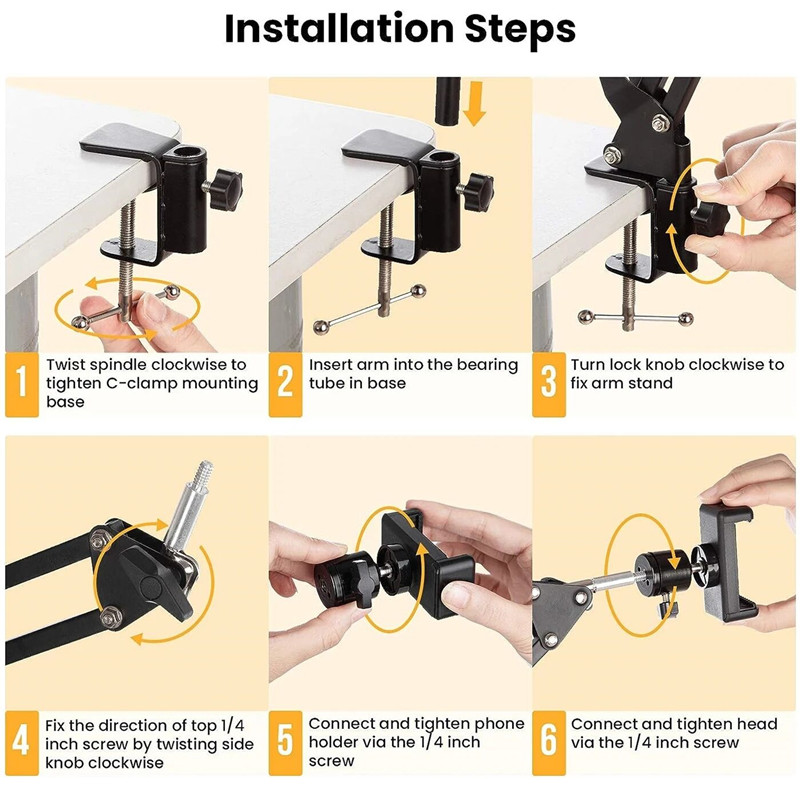 FGCLSY Flexible Arm Tripod For - Photography Online 评论和价格