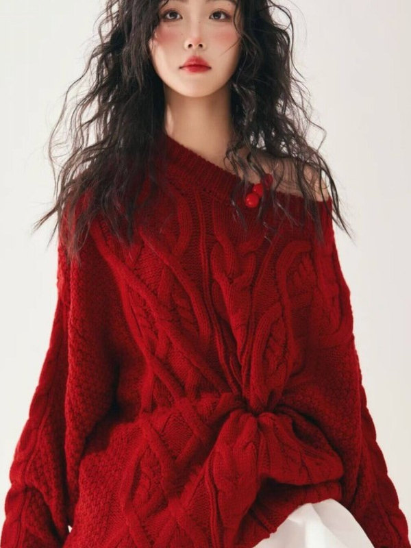 Red Sweater Girl Studio Art Ph - Photography Online 评论和价格