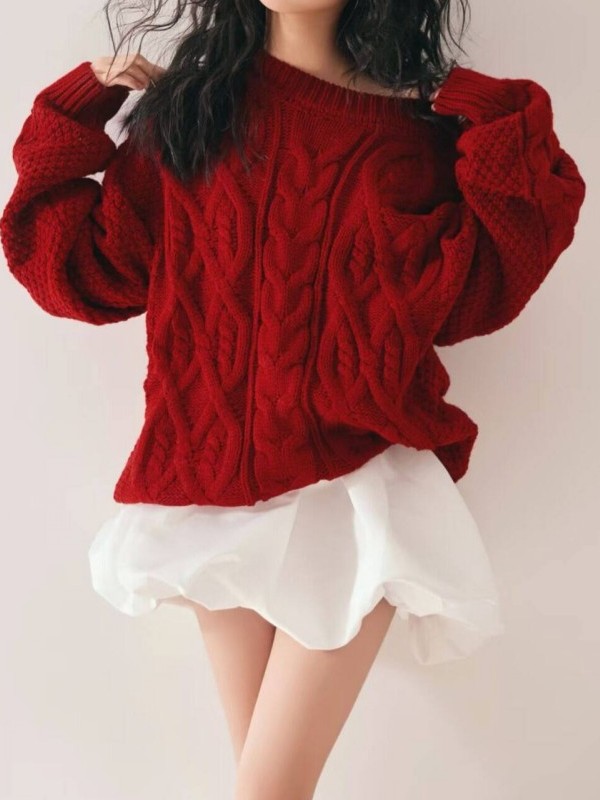 Red Sweater Girl Studio Art Ph - Photography Online 评论和价格