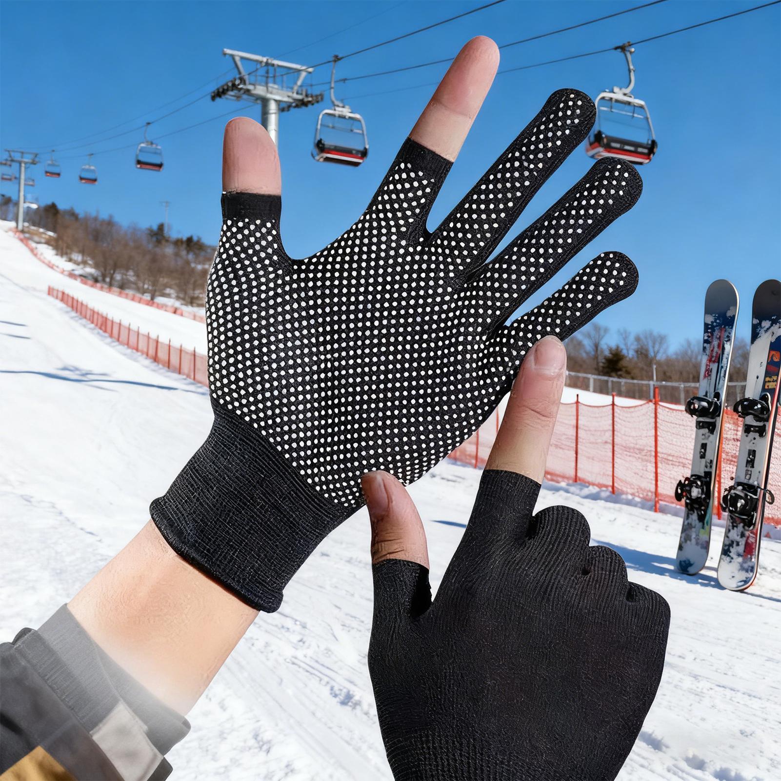 Winter Fishing Gloves 2 Finger - Photography Of A Man 评论和价格