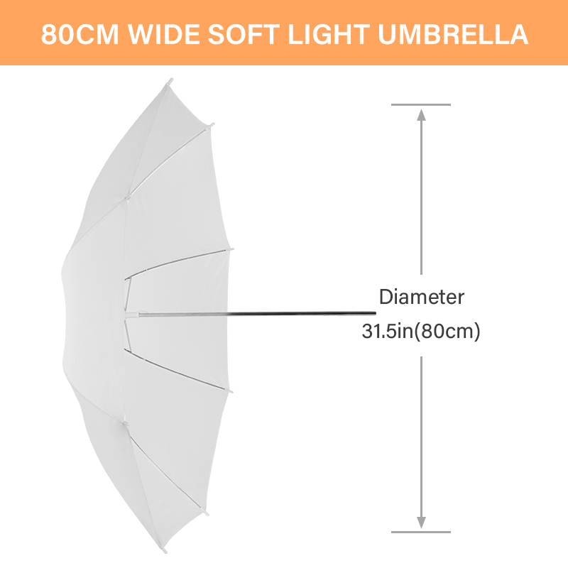 76 * 80cm X4 Transparent White - Photography Umbrella Diffuser 评论和价格