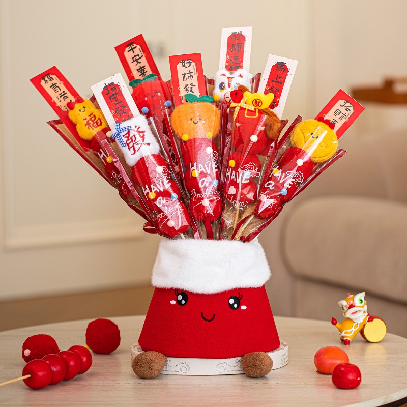 New Year decorations, plush or - Photography Year 评论和价格