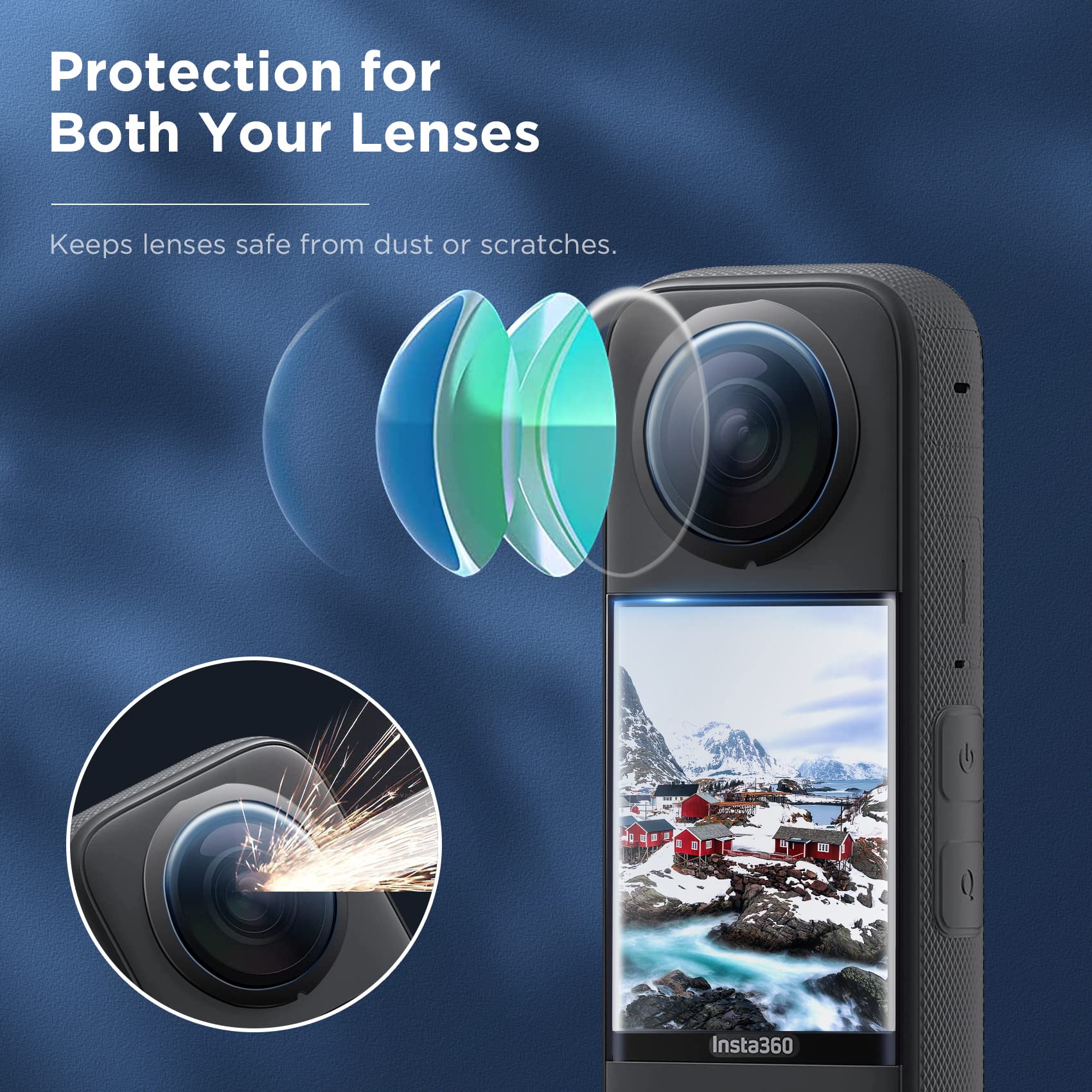 Accessories Set for Insta360 X - Insta360 Camera X4 评论和价格