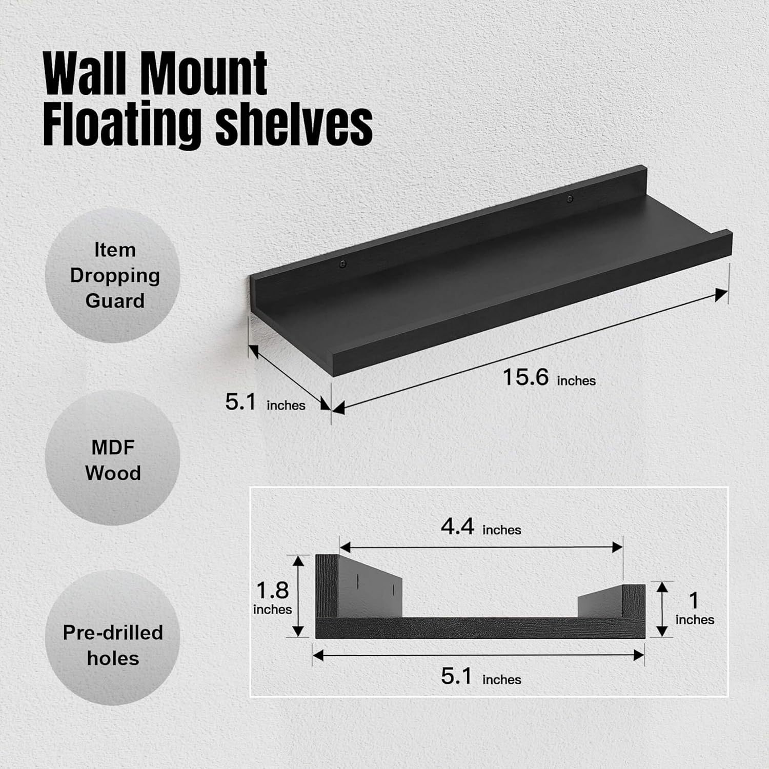 Creative wall storage rack 2-p - Photography Definition 评论和价格