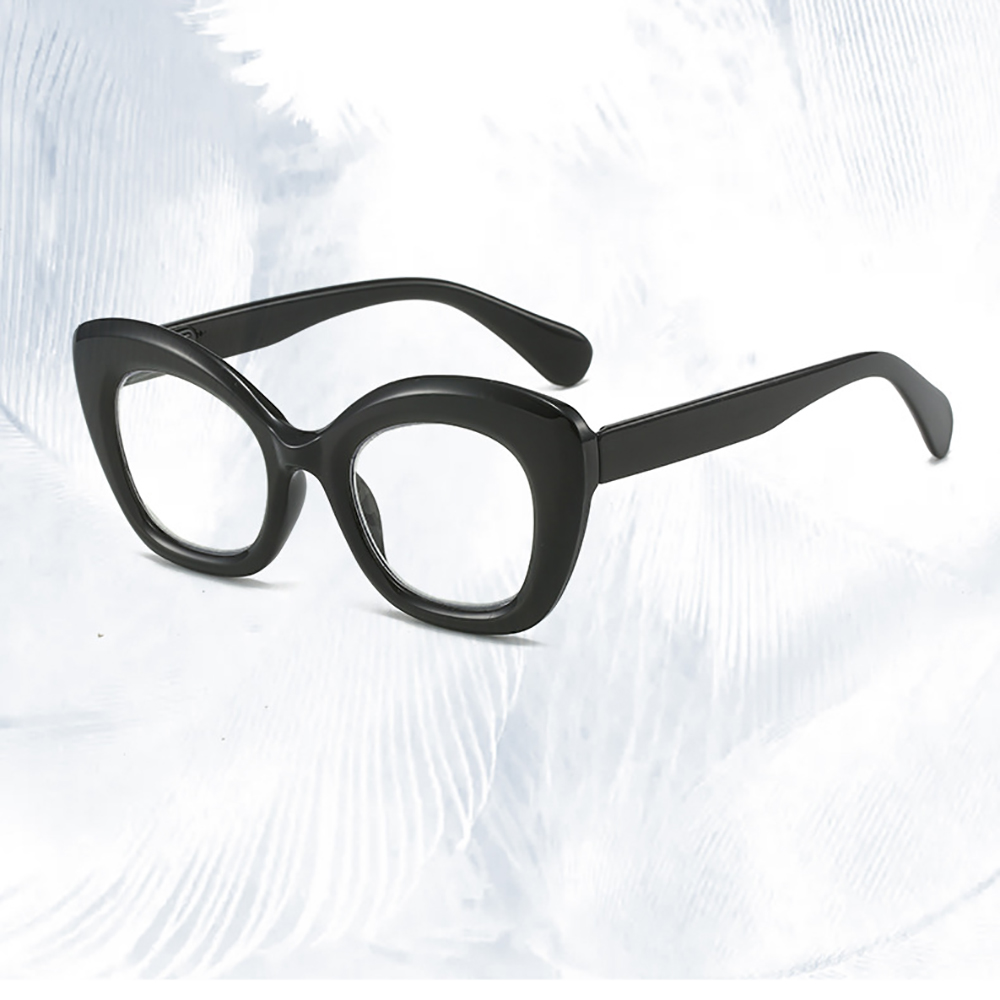 KLASSNUM Trendy Bold Lines Cat - Eye Piece Magnifier 评论和价格