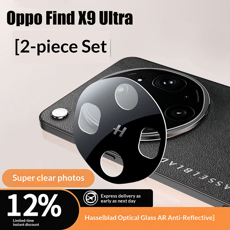 2 Pieces Black Camera Lens Pro - Photography Kit Oppo Find X9 Pro 评论和价格