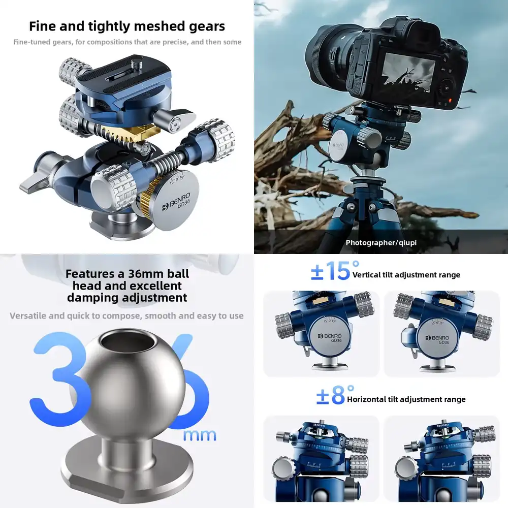 BENRO GD36PT Aluminum 3-Way Ge - Photography Landscape 评论和价格