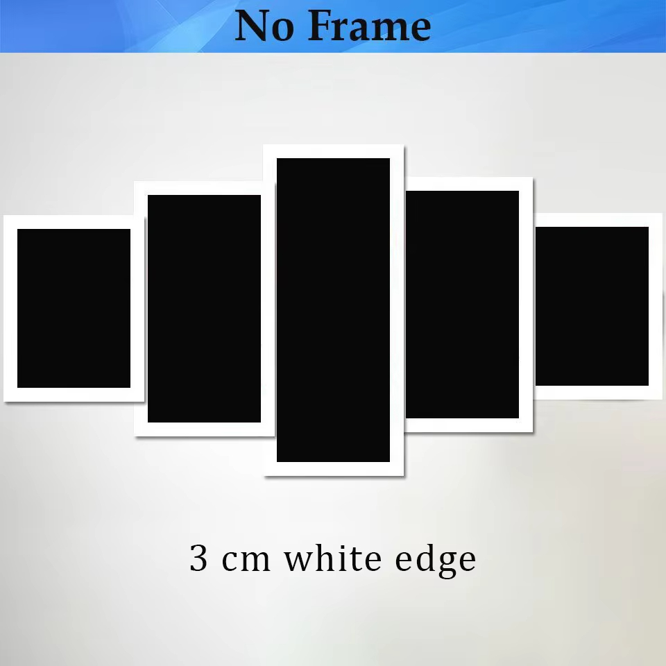 5 Piece HD Wall Art Anime Post - Photography Landscape 评论和价格